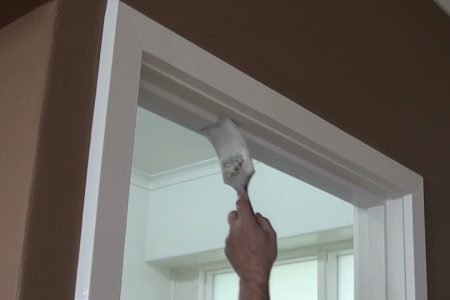 door frame & trim painting door frame & trim painting