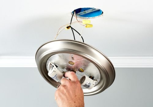 how to replace ceiling light fixture